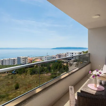 Adriatico - Sea View With Garage 아파트 마카르스카