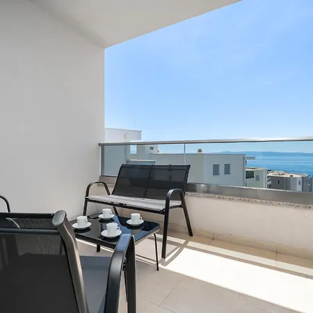Adriatico - Sea View With Garage 마카르스카
