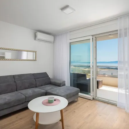Adriatico - Sea View With Garage Lägenhet Makarska
